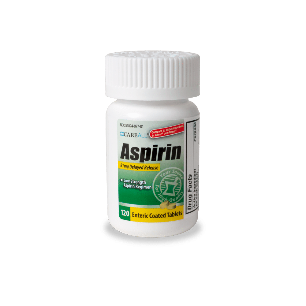 CAREALL 24/120's Aspirin Tabs 81 mg - Caball Sales