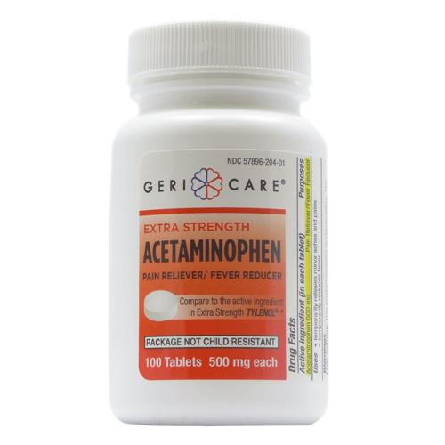 GC 144/100’S ACETAMINOPHEN EXTRA STRENGTH 500 MG